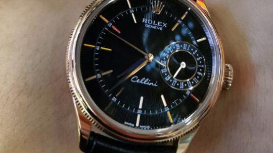 Fancy UK Rolex Cellini Replica Watches With Black Dials For Gentlemen