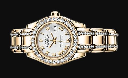 UK Best Fake Rolex Pearlmaster 80298 Watch Made From 18CT Gold