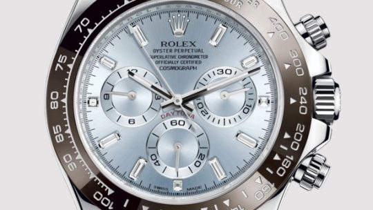 The UK Luxury Swiss Platinum Replica Rolex Daytona Watches With Ice-Blue Dial And Diamond Hour Markers: A Masterpiece Of Luxury