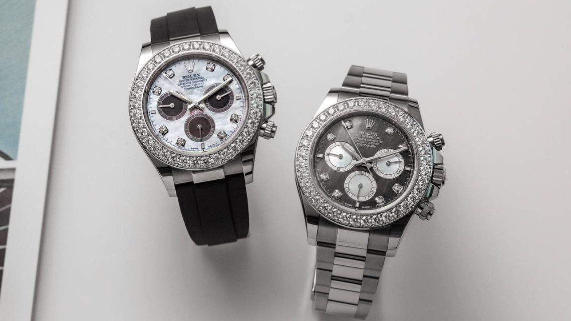 It’s An “Icy” Monday In August With Two Diamond-Set Versions Of The Top Replica Rolex Cosmograph Daytona Watches UK